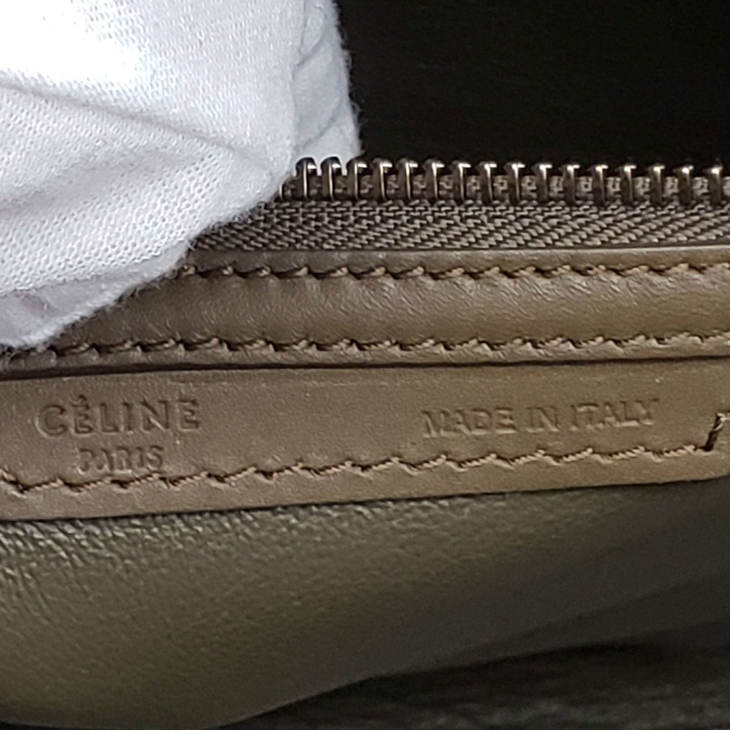 CELINE Micro Luggage Calfskin Hand Bag