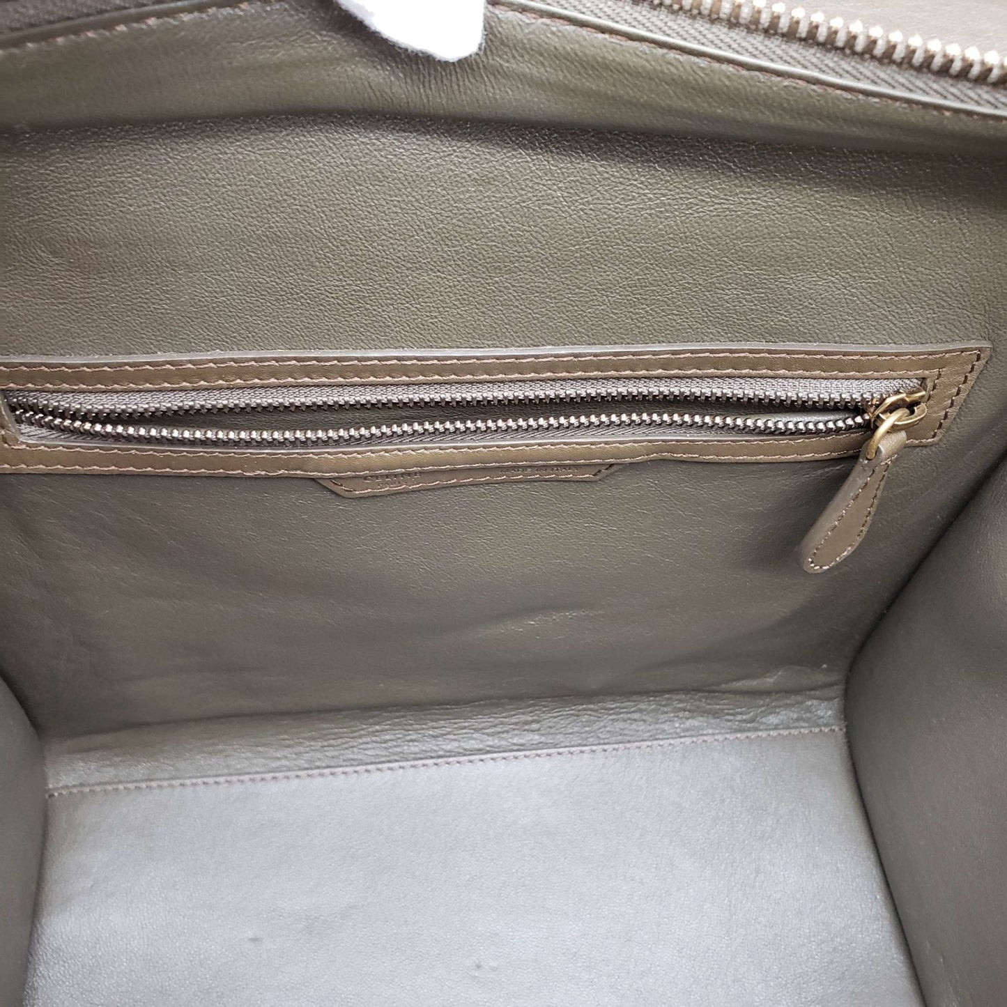 CELINE Micro Luggage Calfskin Hand Bag