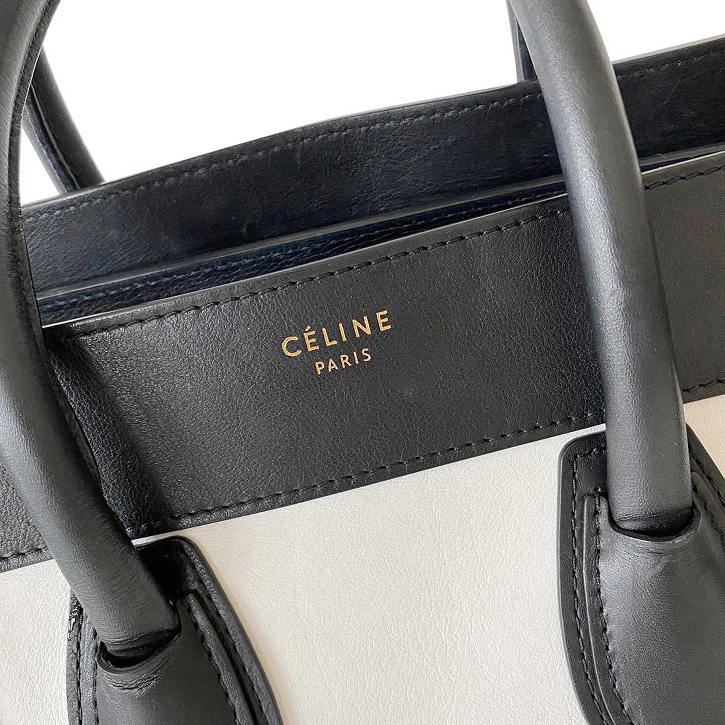 CÃƒÆ’Ã‚Â©line Tricolor Mini Luggage Tote Bag