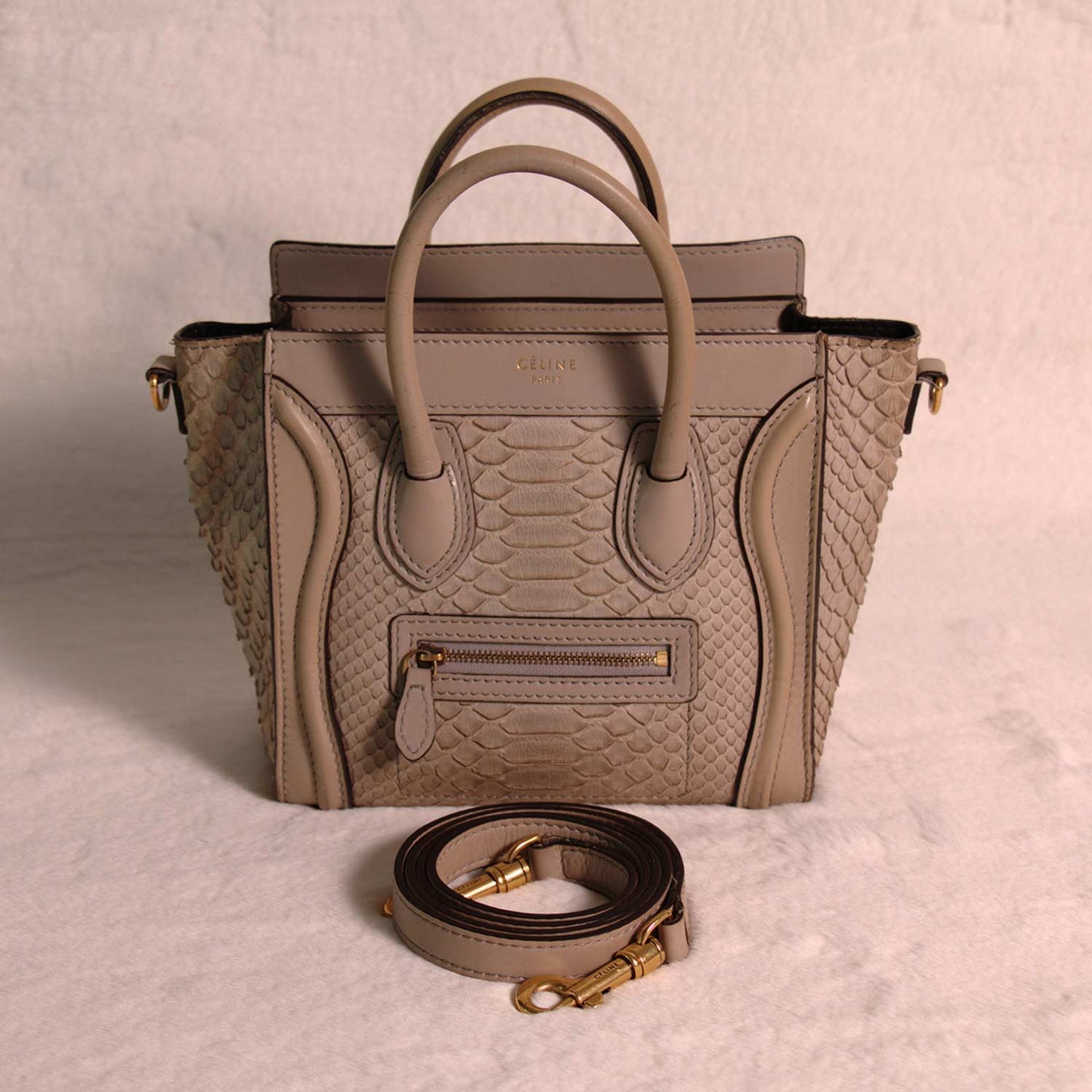 CÃƒÆ’Ã‚Â©line Python Nano Luggage Tote Bag
