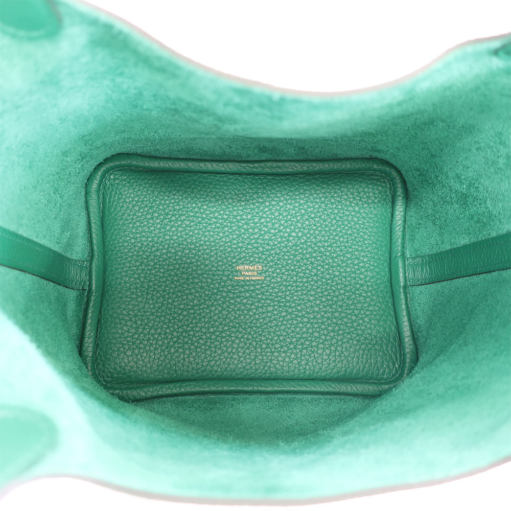 HERMES Hermes Picotin Lock PM Handbag BÃƒÂ¥Ã‹â€ Ã‚Â» 2023 Made around Vertigo G  Green clemence  New Unused]  Vertigo Quality Woodwear
