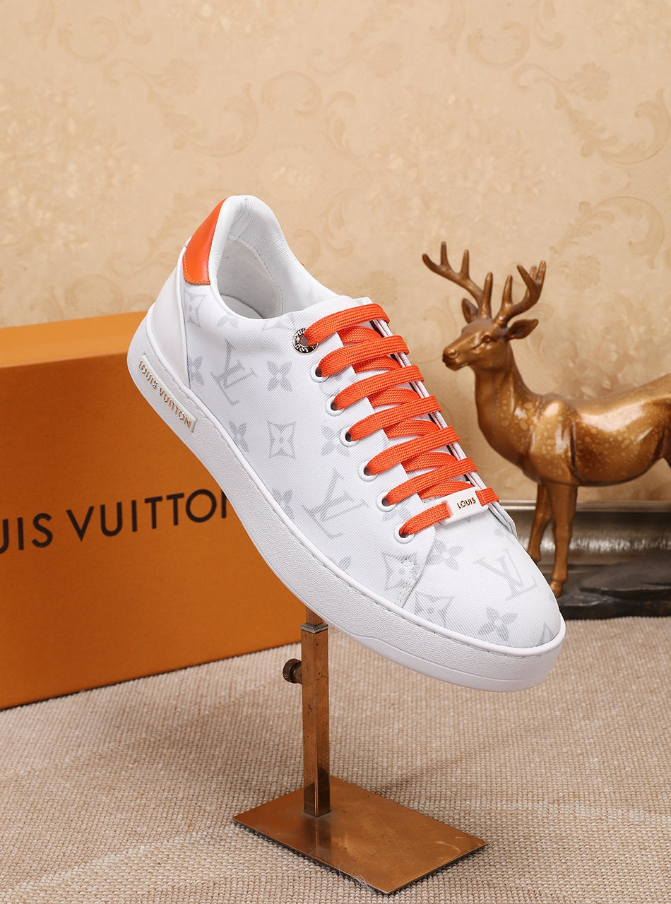 GLM - LUV Time Out Orange And White Sneaker