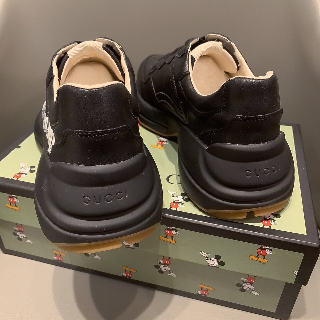 GLM-GCI  RHYTON VINTAGE TRAINER BAND BLACK SNEAKER 140