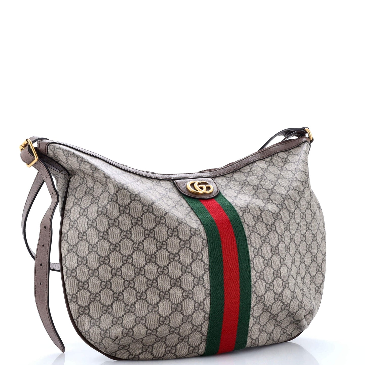 Ophidia Half Moon Hobo GG Coated Canvas Large