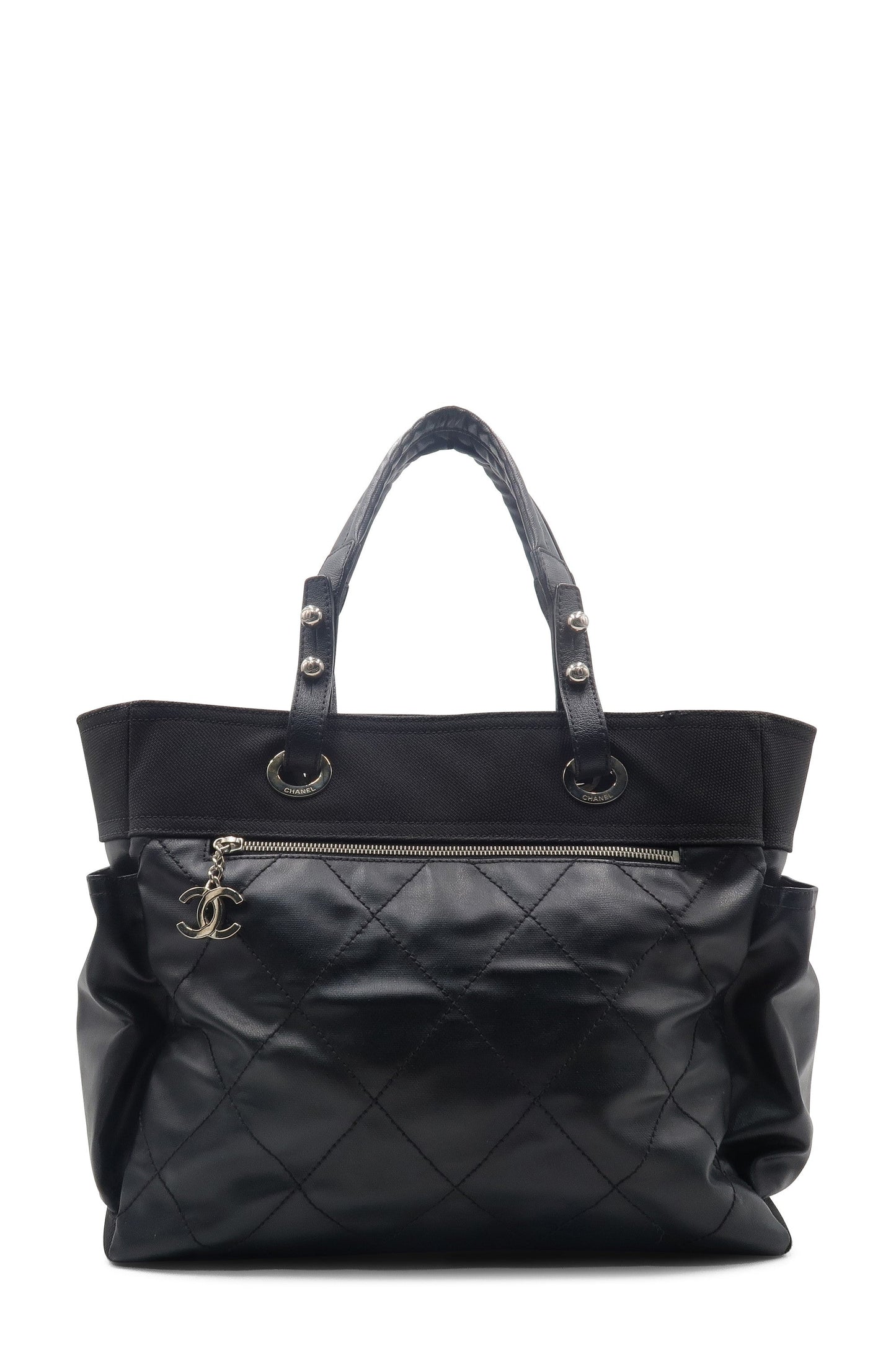 Paris Biarritz Shopping Tote Black