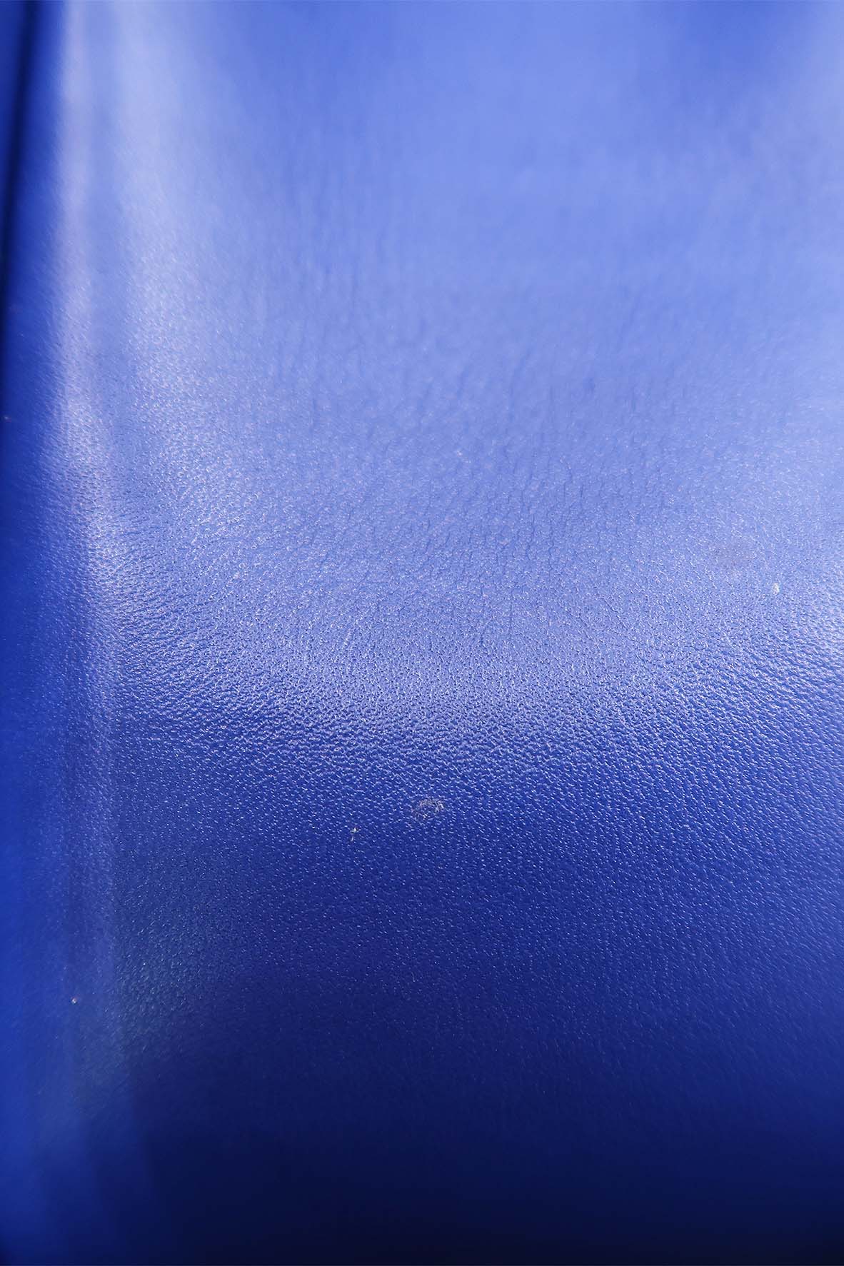 Python Old Medium Boy Flap Bag Marine Blue