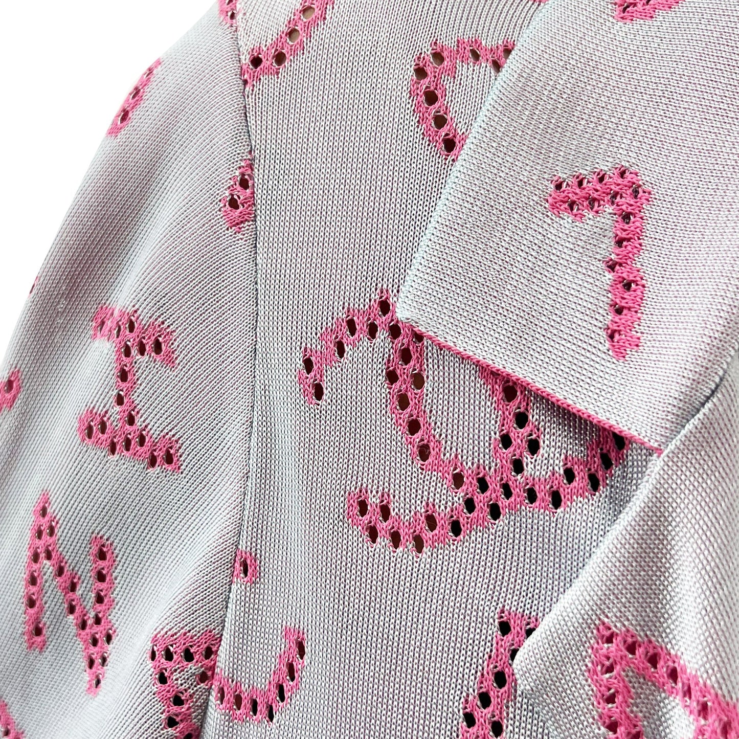 Chanel Pink Logo Kimono