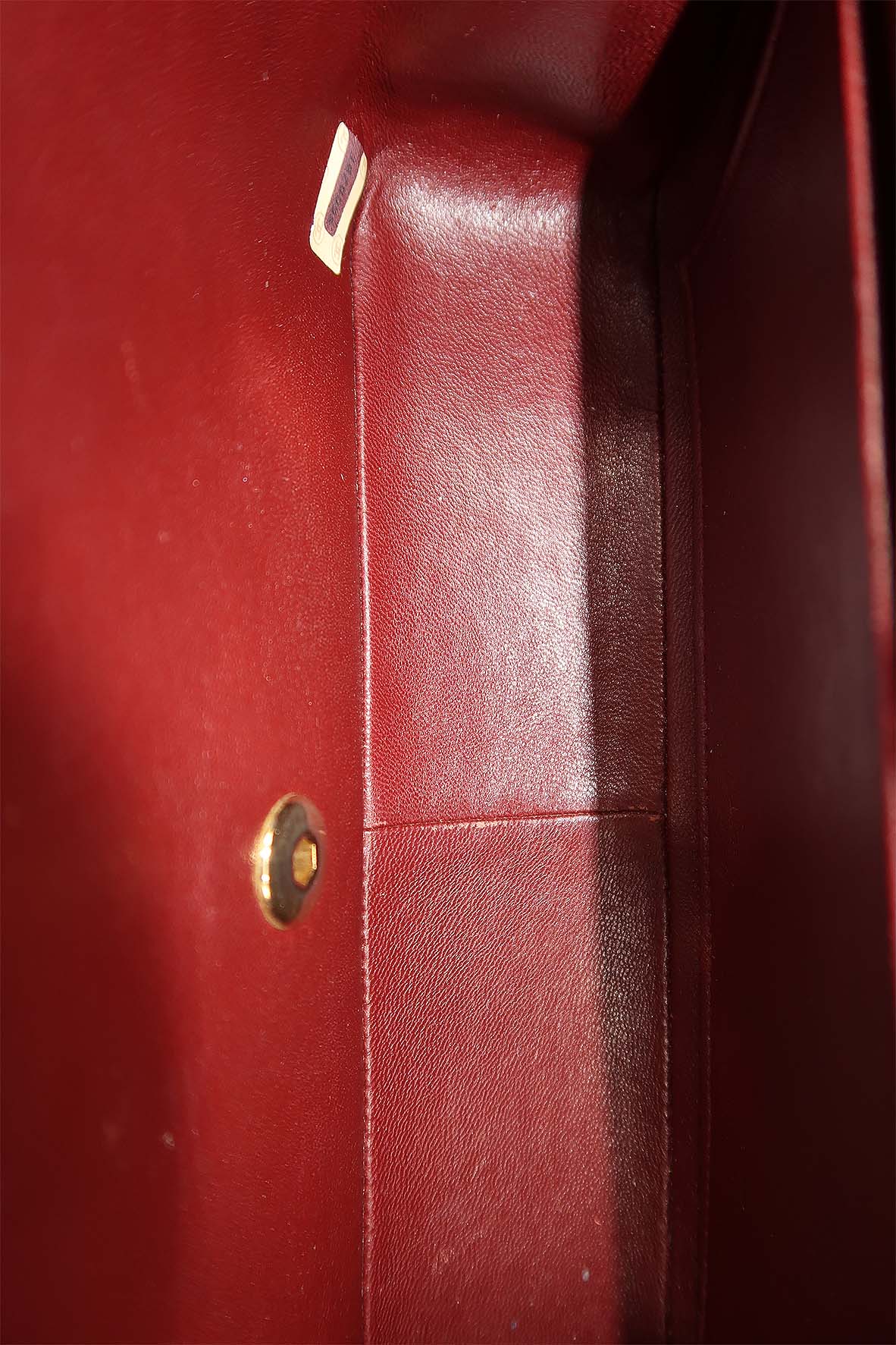 Vintage Quilted Lambskin Medium Diana Flap Bag with Gold Hardware Black
