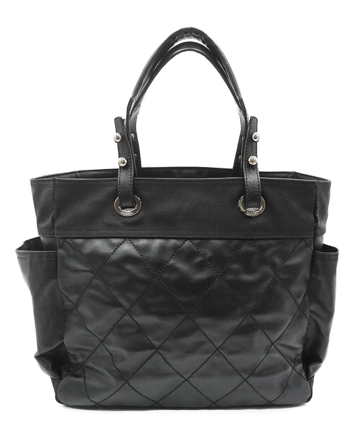 Paris Biarritz Shopping Tote Black