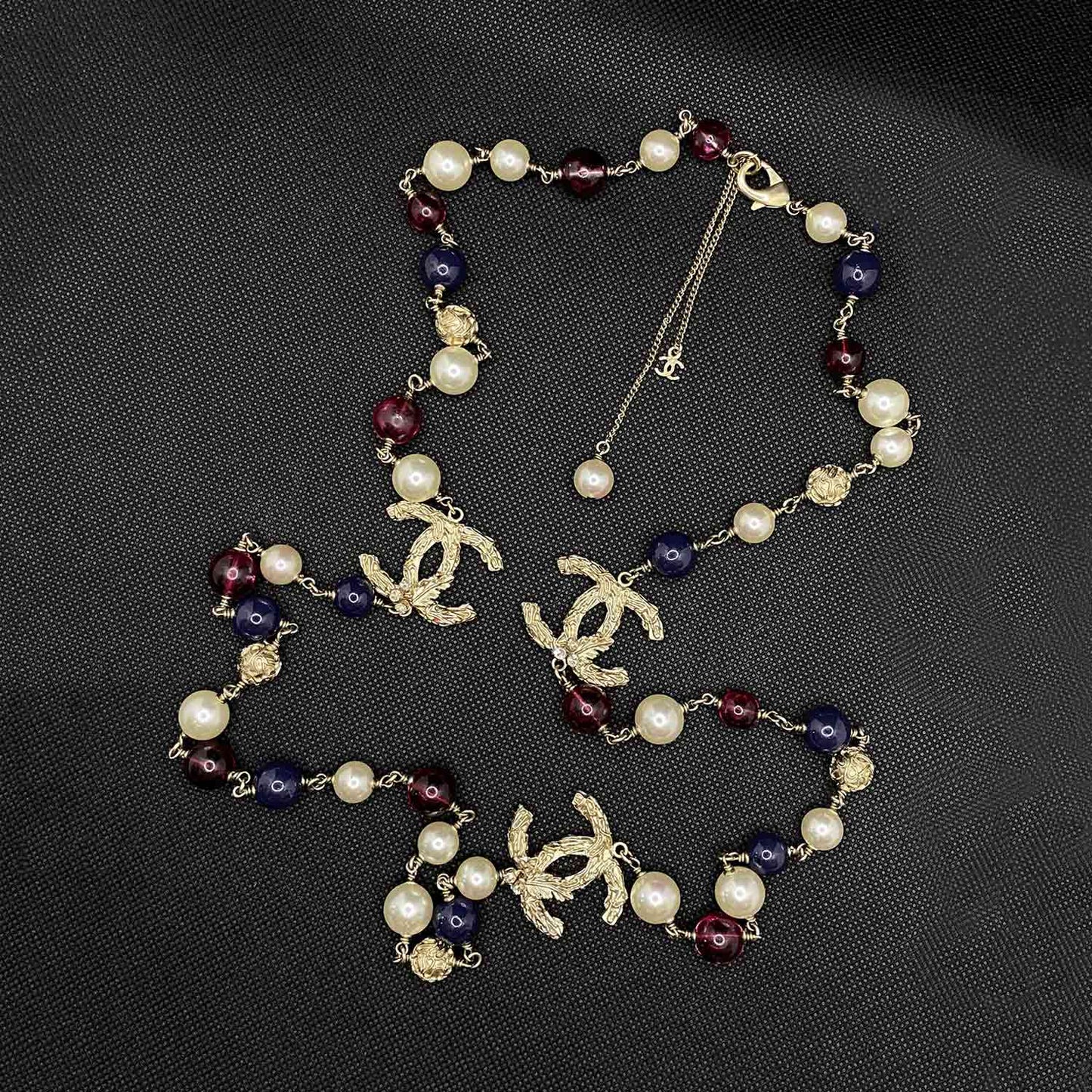 Chanel Multicolor CC Long Necklace
