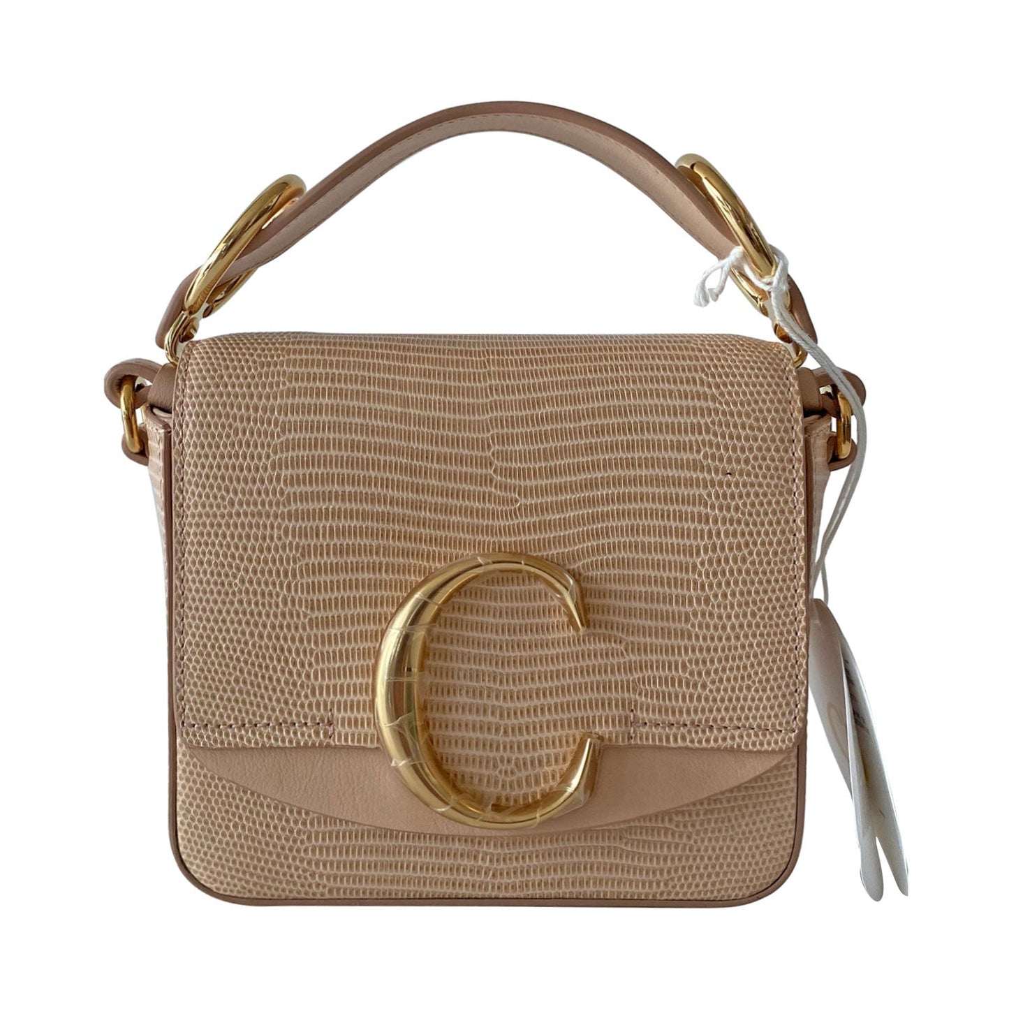 ChloÃƒÆ’Ã‚Â© Embossed Leather Mini C Bag