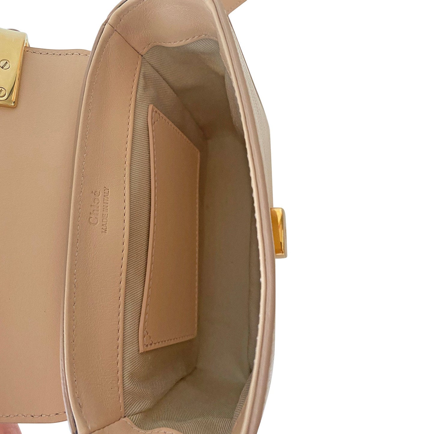 ChloÃƒÆ’Ã‚Â© Embossed Leather Mini C Bag
