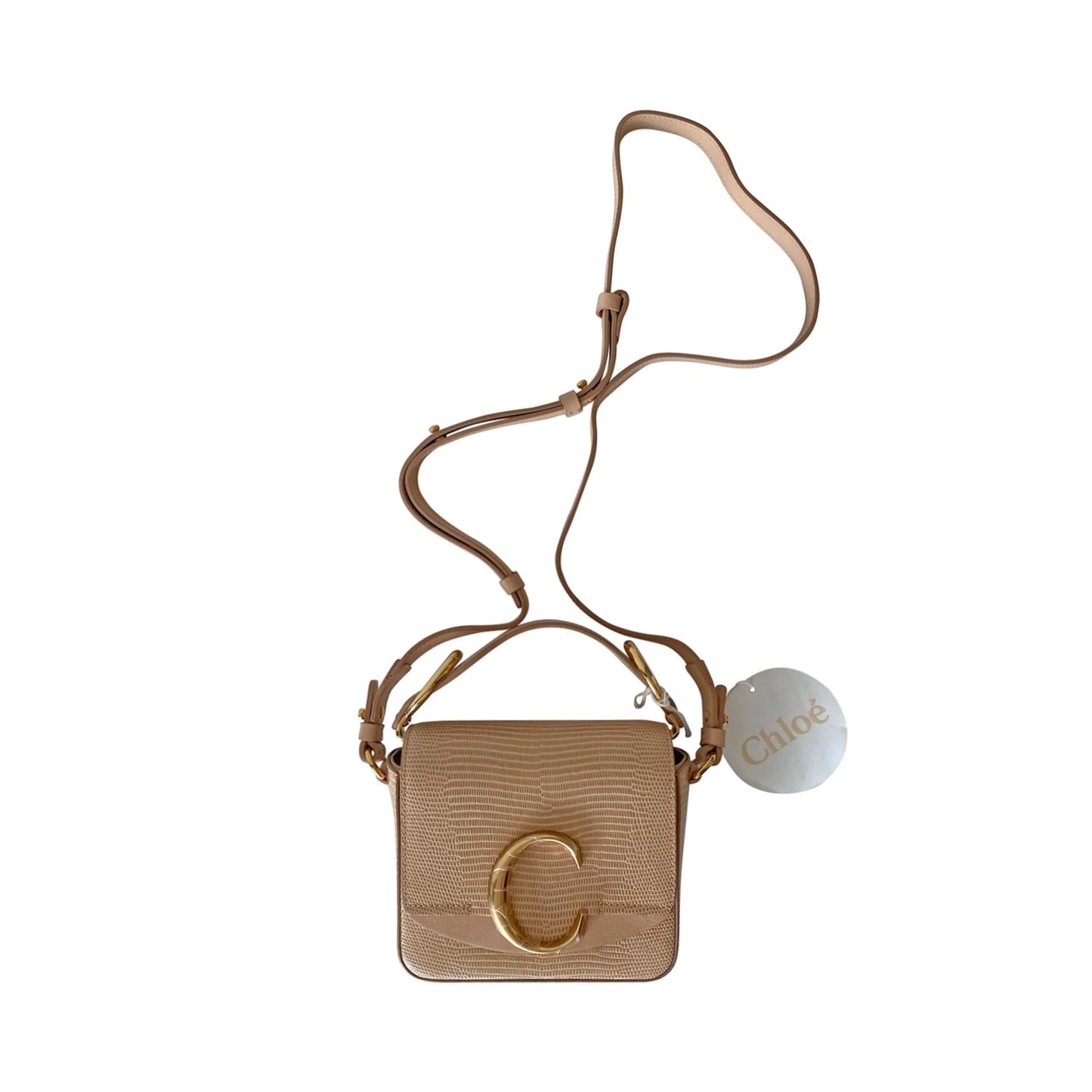ChloÃƒÆ’Ã‚Â© Embossed Leather Mini C Bag