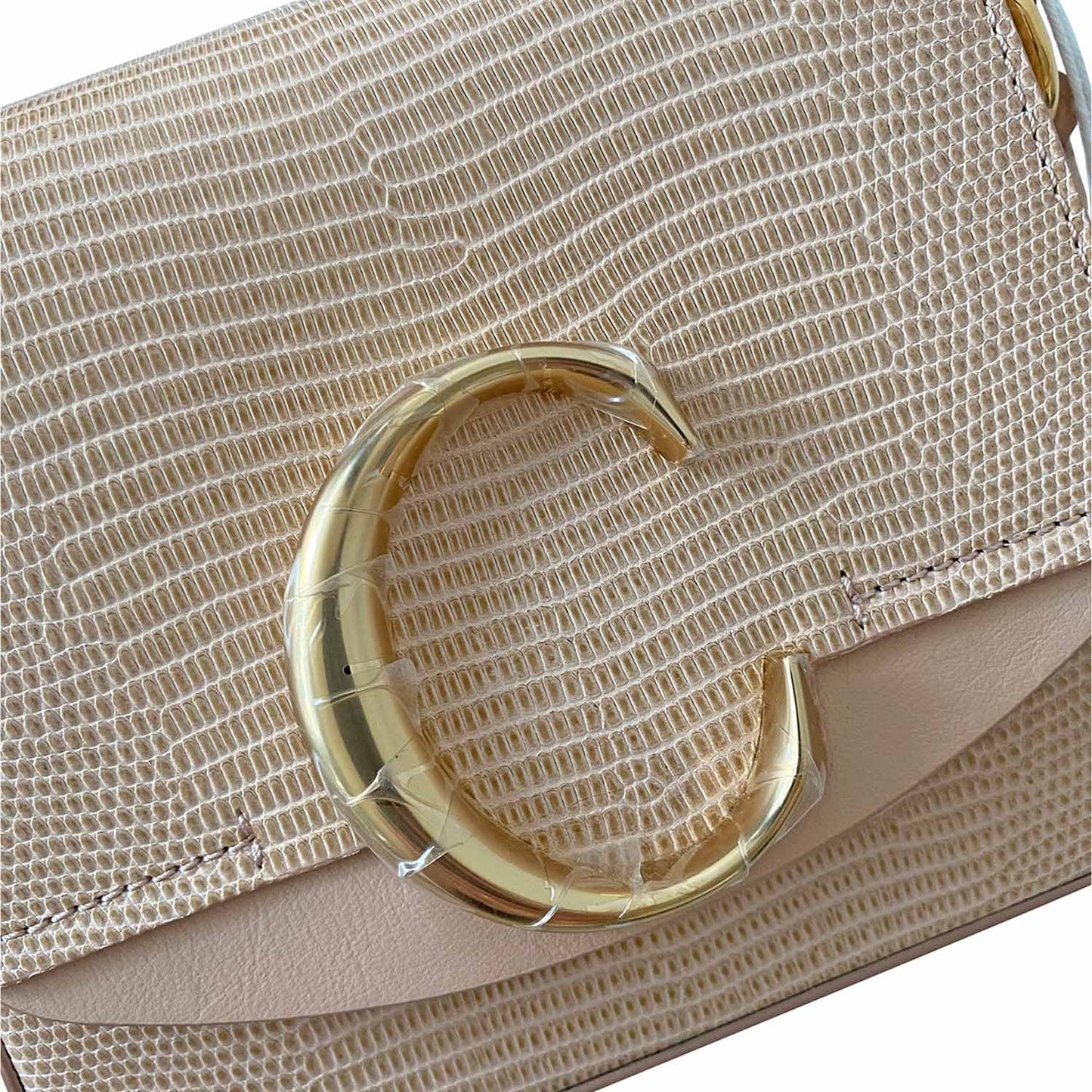 ChloÃƒÆ’Ã‚Â© Embossed Leather Mini C Bag