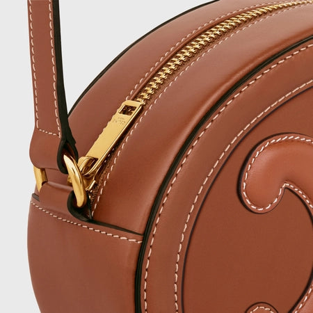 OVAL LEATHER BAG TRIOMPHE