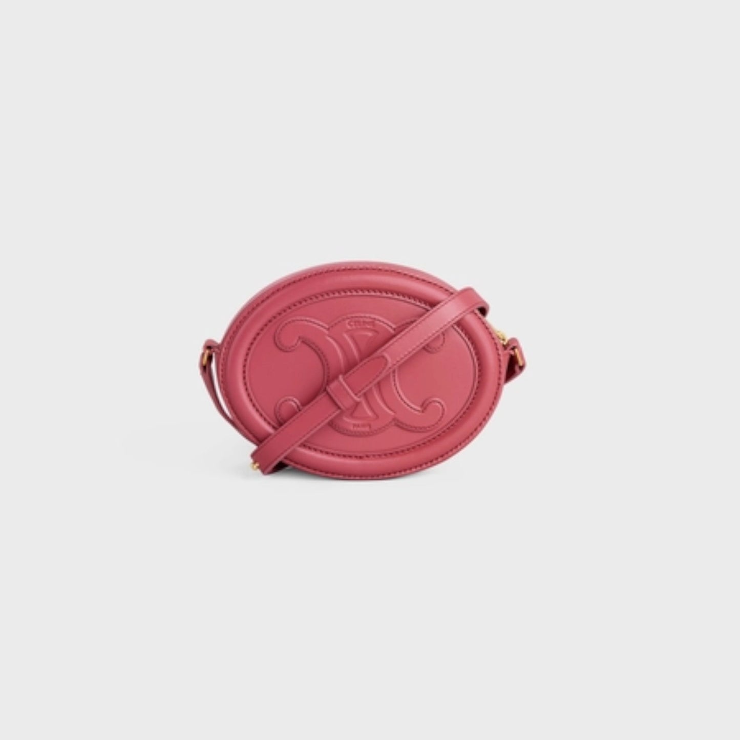 OVAL SHOULDER BAG IN TRIOMPHE