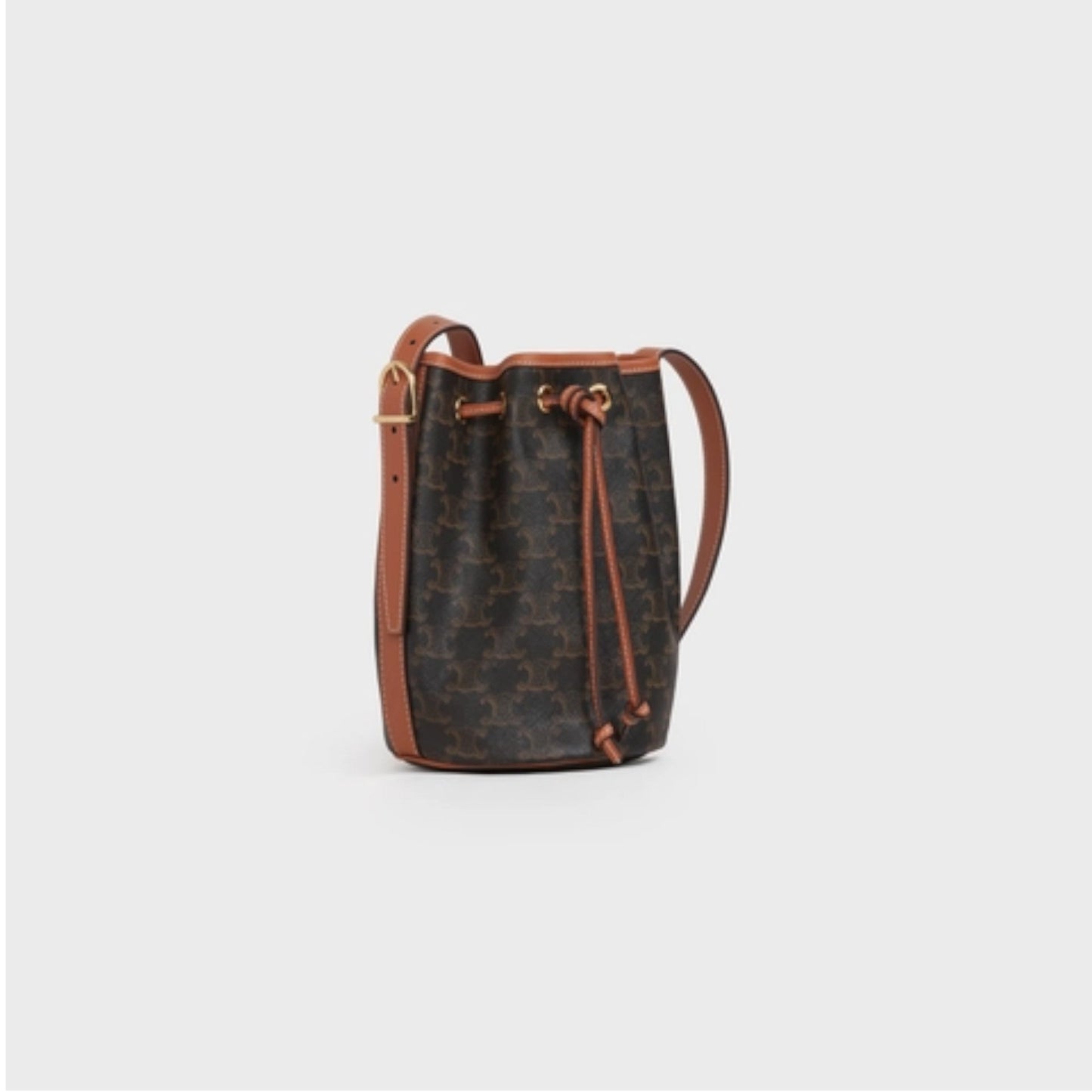 SMALL DRAWSTRING BAG IN TRIOMPHE