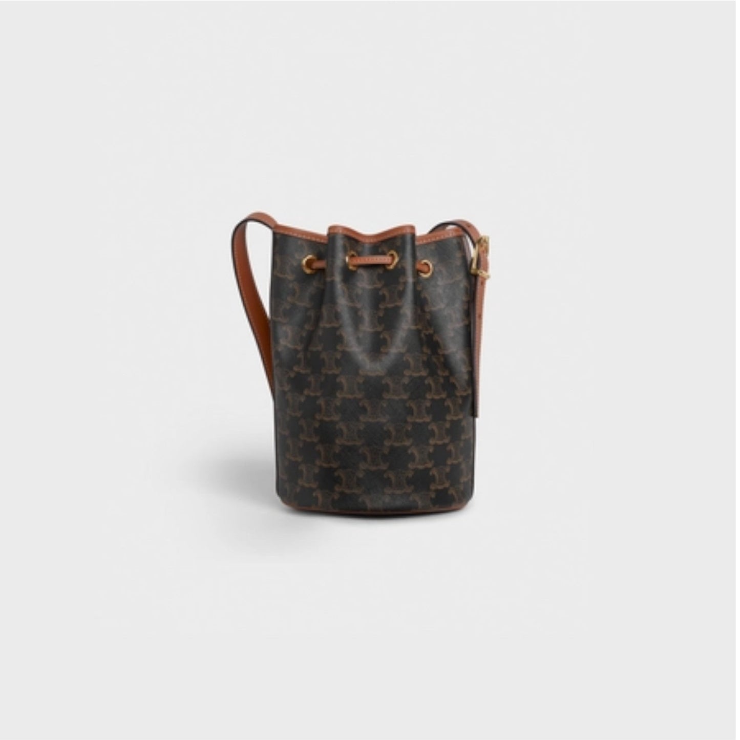 SMALL DRAWSTRING BAG IN TRIOMPHE