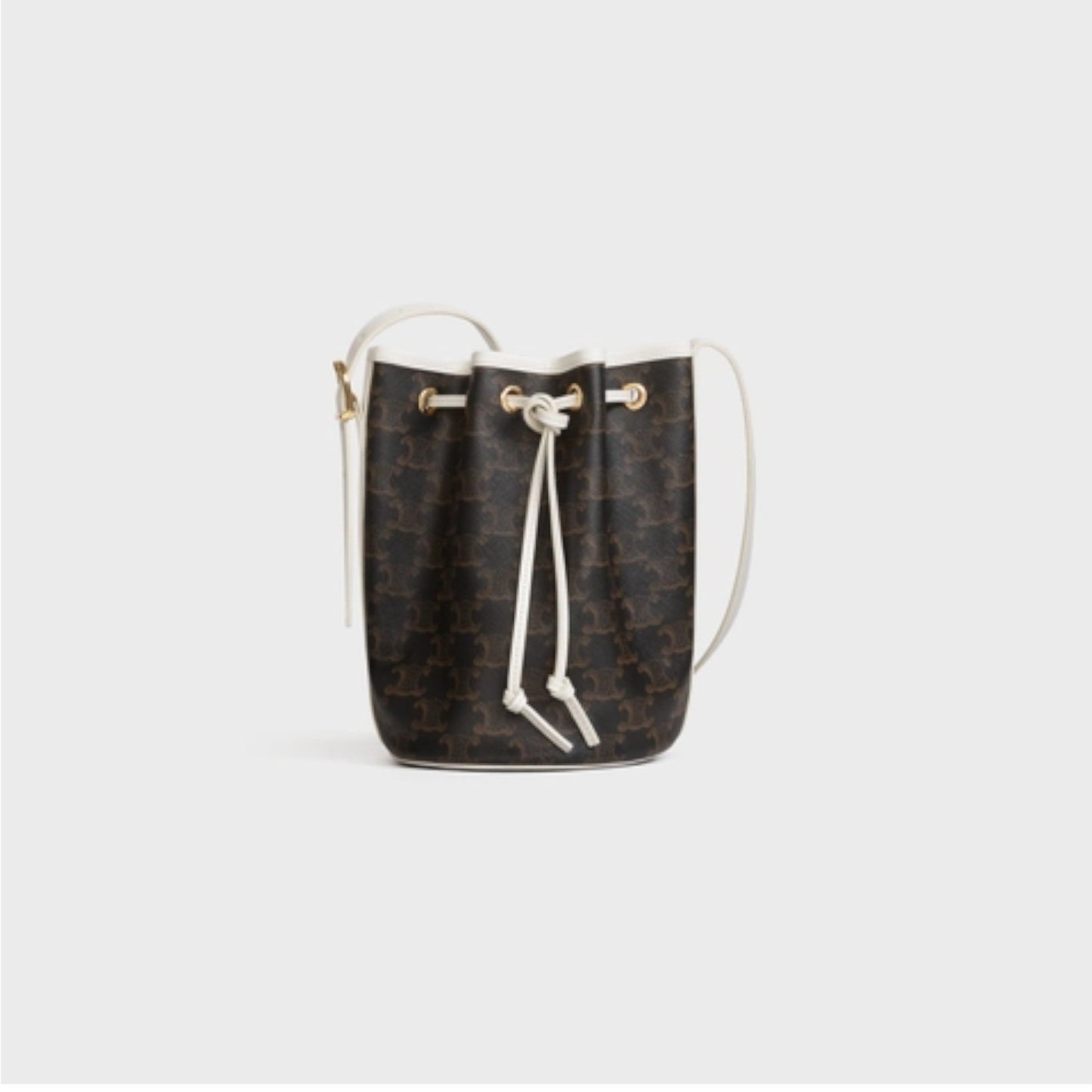 SMALL TRIOMPHE CANVAS DRAWSTRING BAG