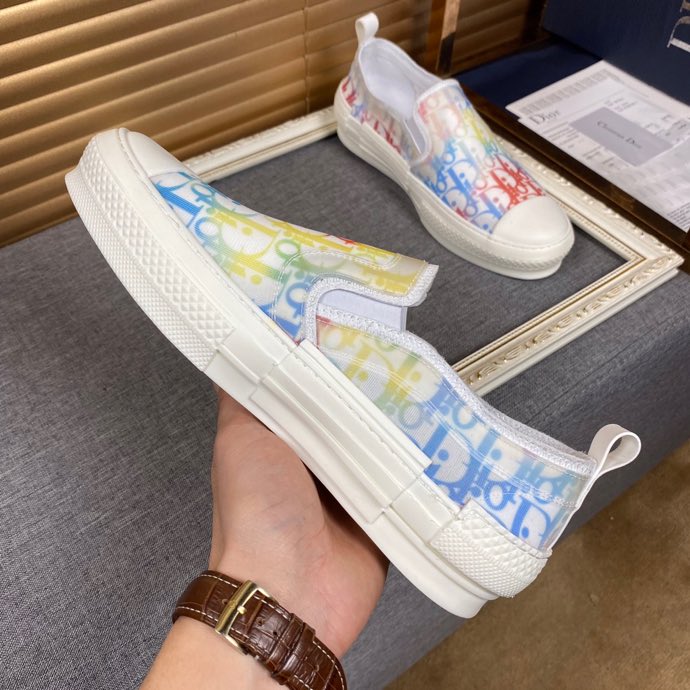 GLM - DIR B23 Slip Blue And White LOW-TOP SNEAKER