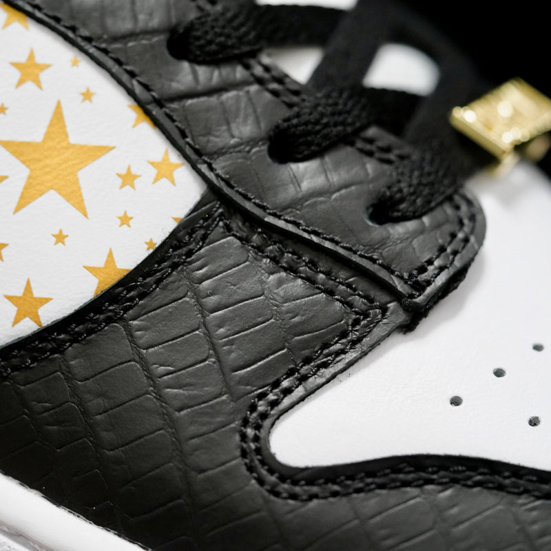 GLM - SUP x DUNK black and white gold