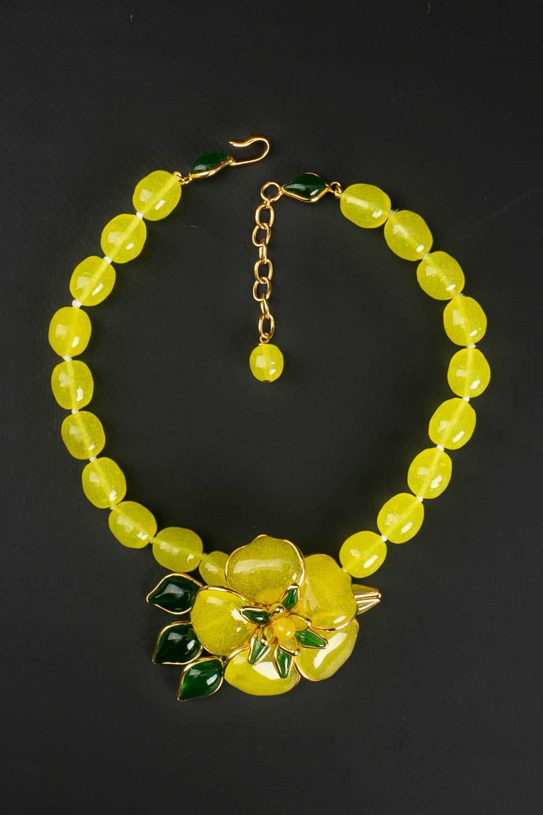 Collier en pÃƒÆ’Ã‚Â¢te de verre Augustine