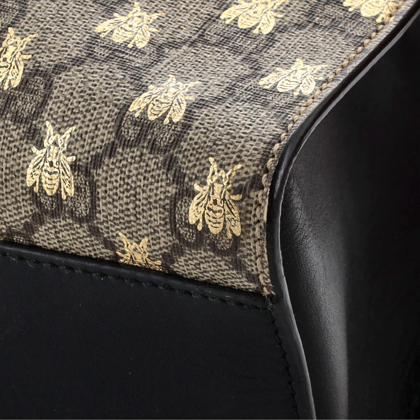 Padlock Chain Tote Printed GG Coated Canvas Small