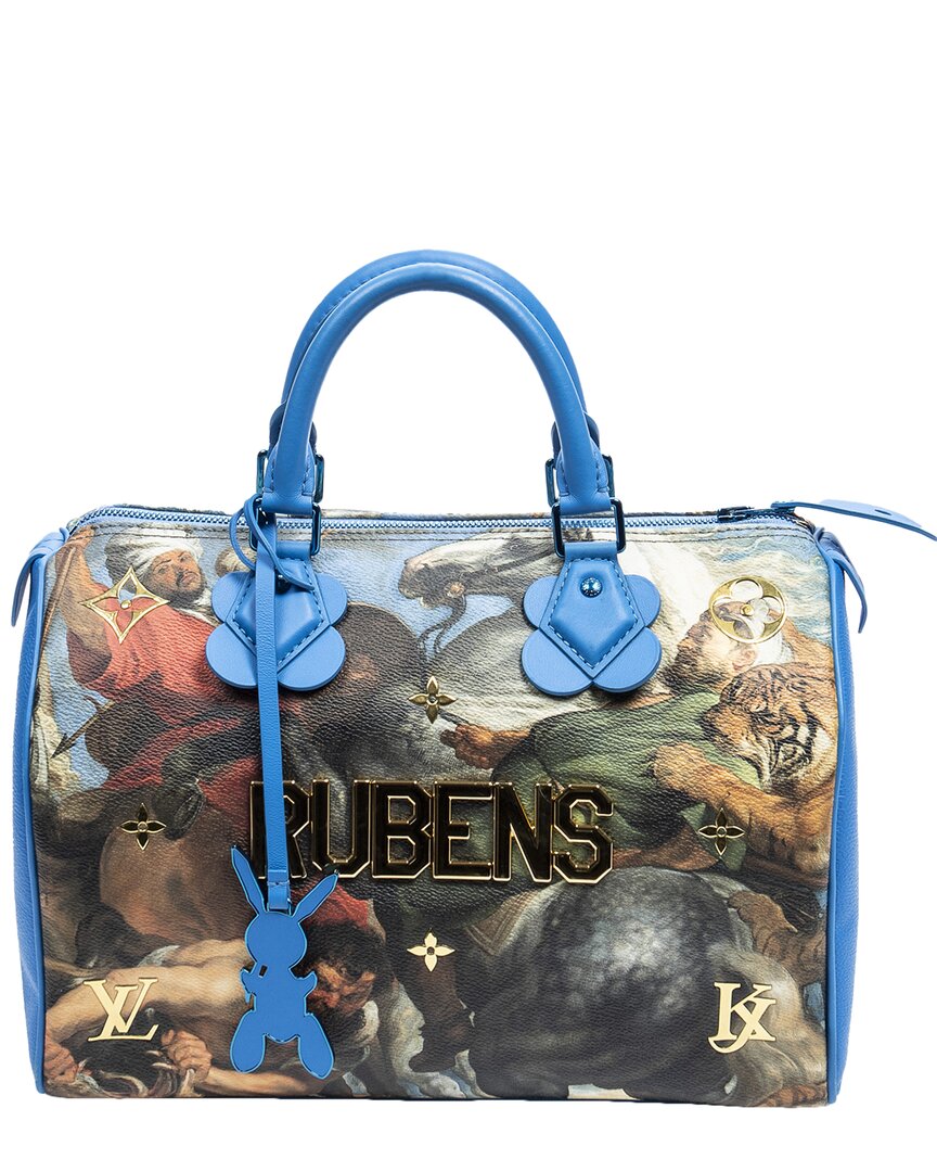 Louis Vuitton Limited Edition Blue Rubens ted Canvas Jeff Koons Masters