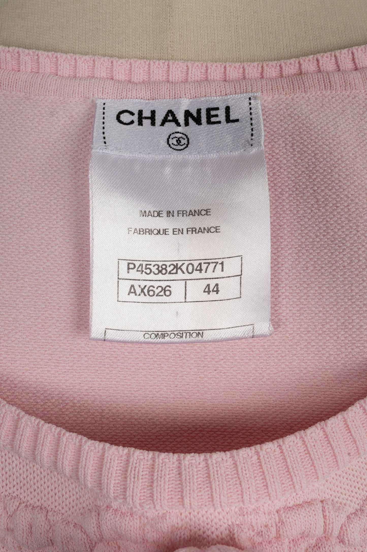 Haut rose Chanel