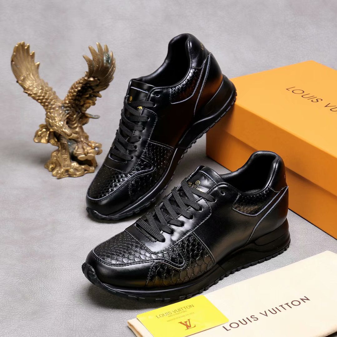 GLM - LUV Run Away Low Top Black Sneaker