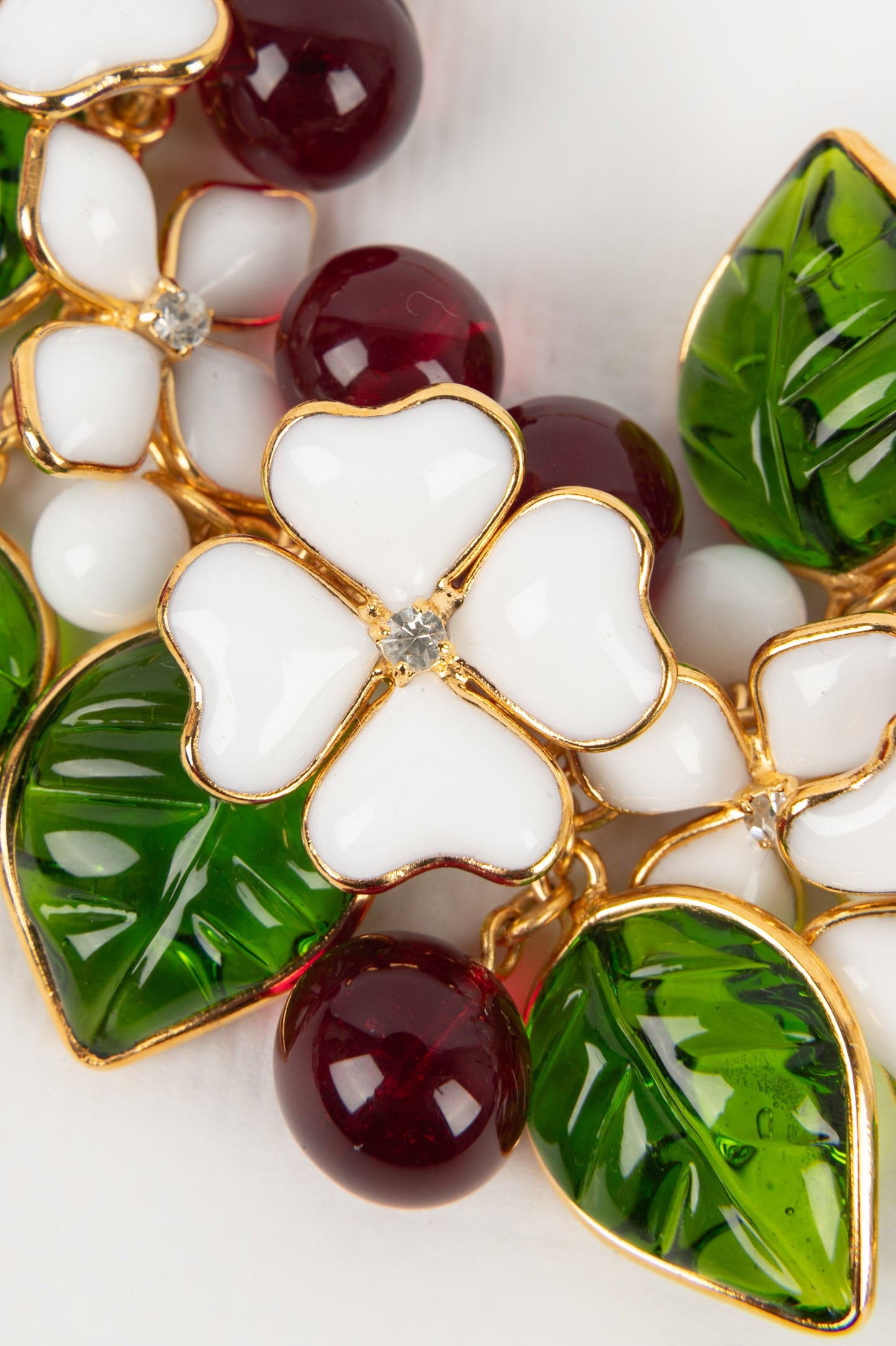 Collier en pÃƒÆ’Ã‚Â¢te de verre Augustine