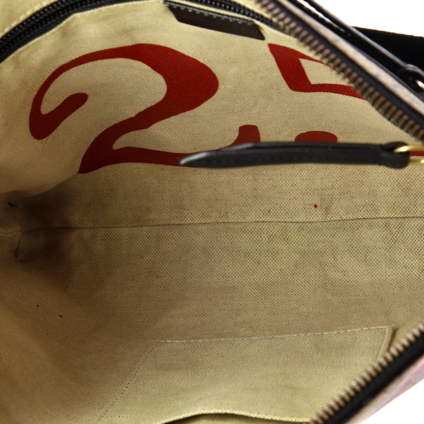 Flat Messenger Bag Printed GG Coated Canvas Medium