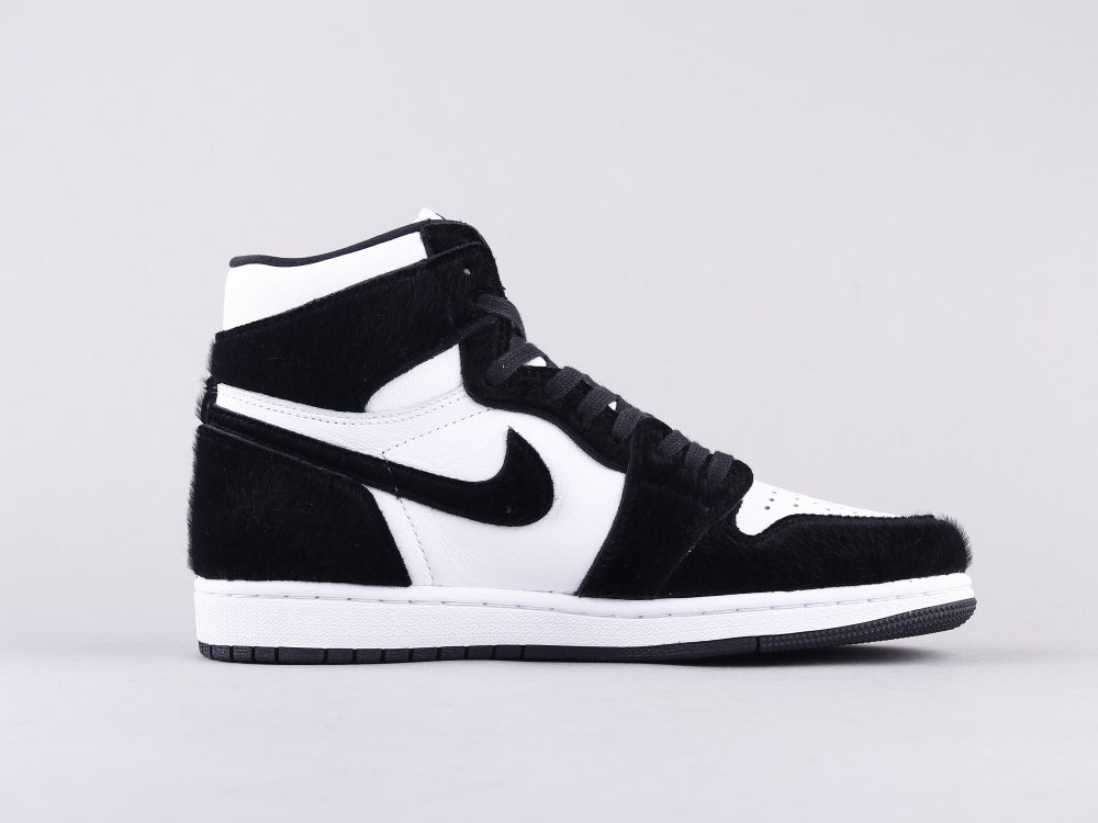 GLM - AJ1 horsehair black and white
