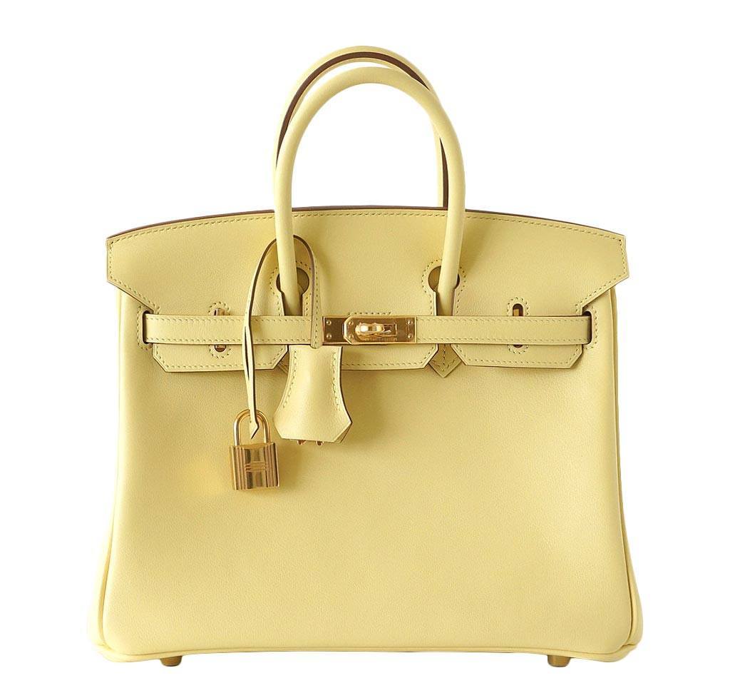 HermÃƒÆ’Ã‚Â¨s Birkin 25 Jaune Poussin Bag