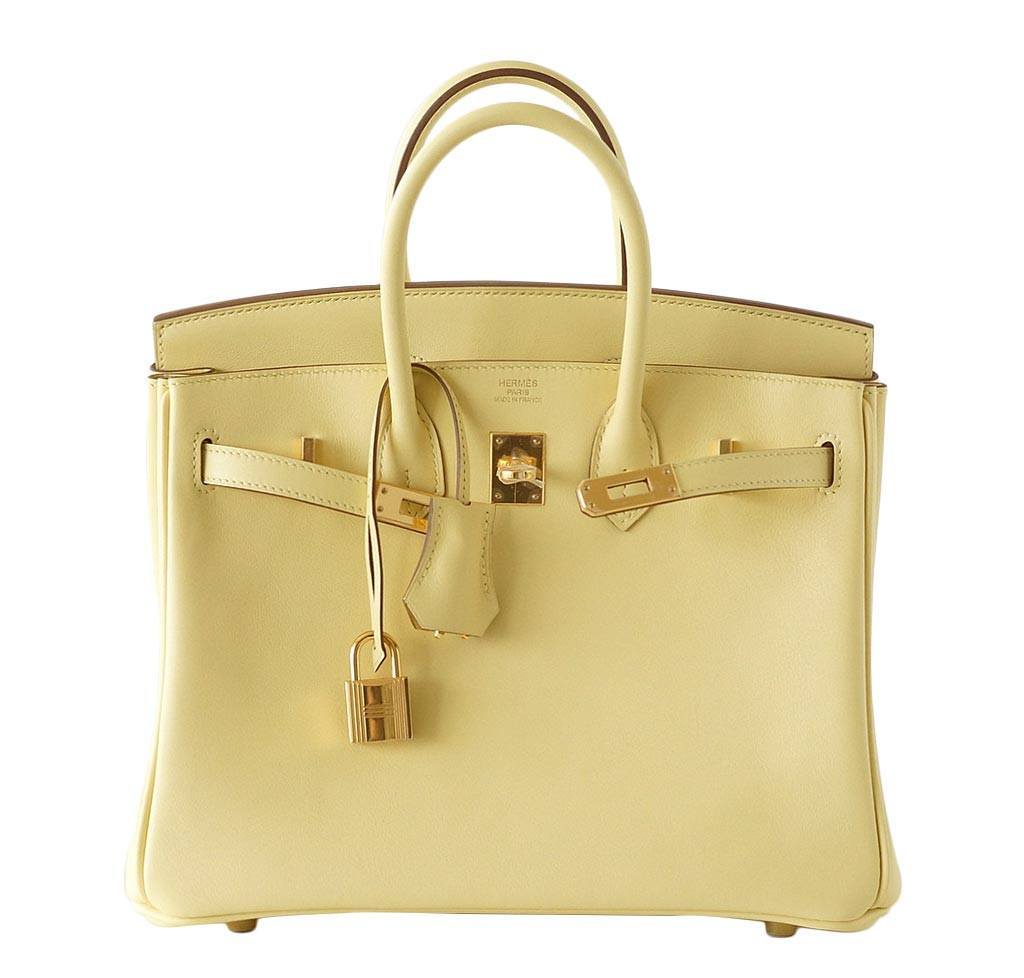HermÃƒÆ’Ã‚Â¨s Birkin 25 Jaune Poussin Bag