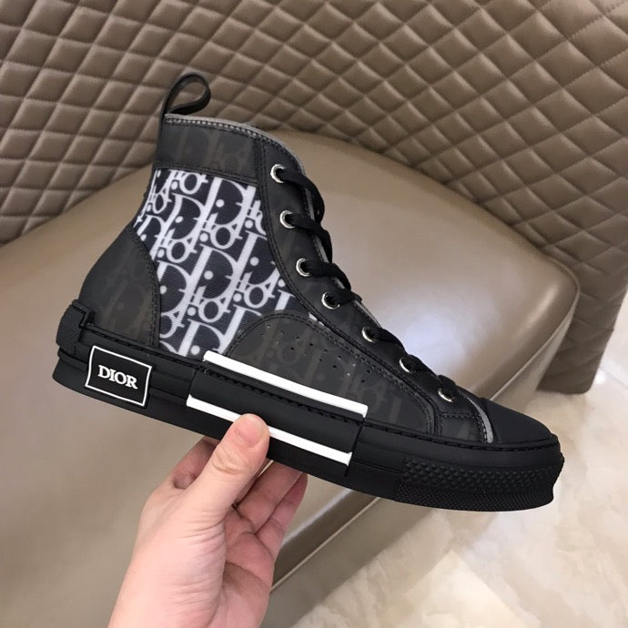 GLM - DIR B23 Black HIGH-TOP SNEAKER