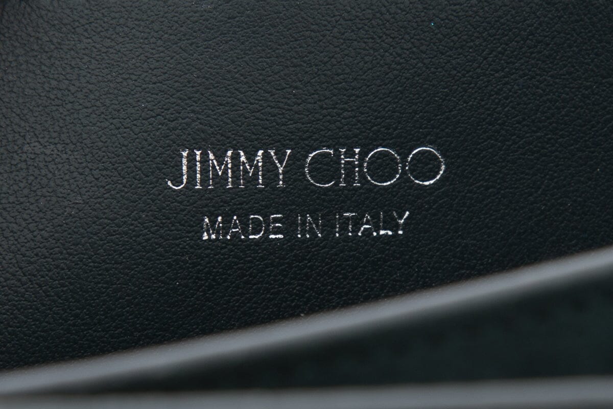Jimmy Choo Teal Python Skin Madeline Handbag