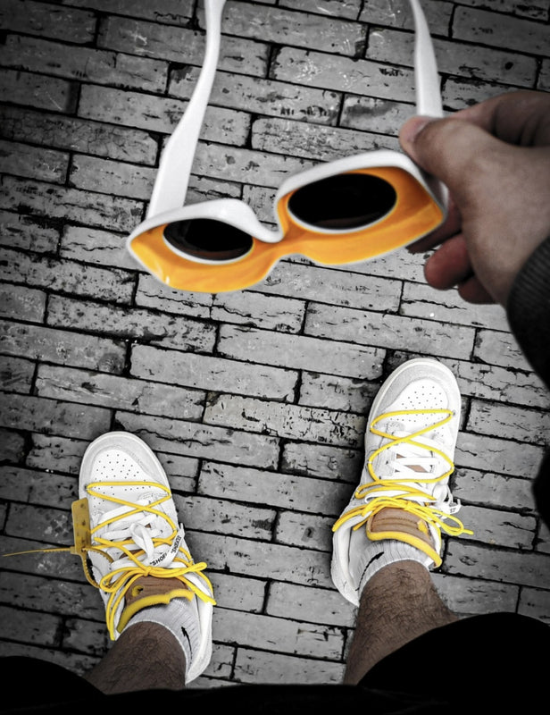 GLM - OW x Dunk (NO.39) yellow shoelace brown buckle