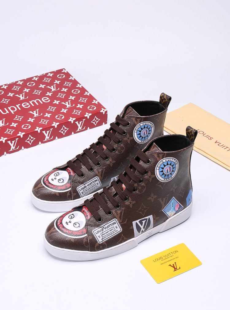 GLM - LUV Stellar Trainer Boot Brown Sneaker