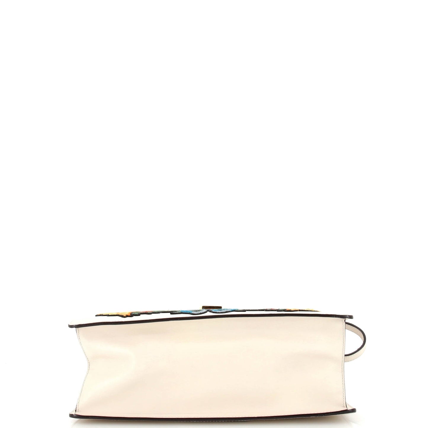 Sylvie Top Handle Bag Embroidered Leather Medium