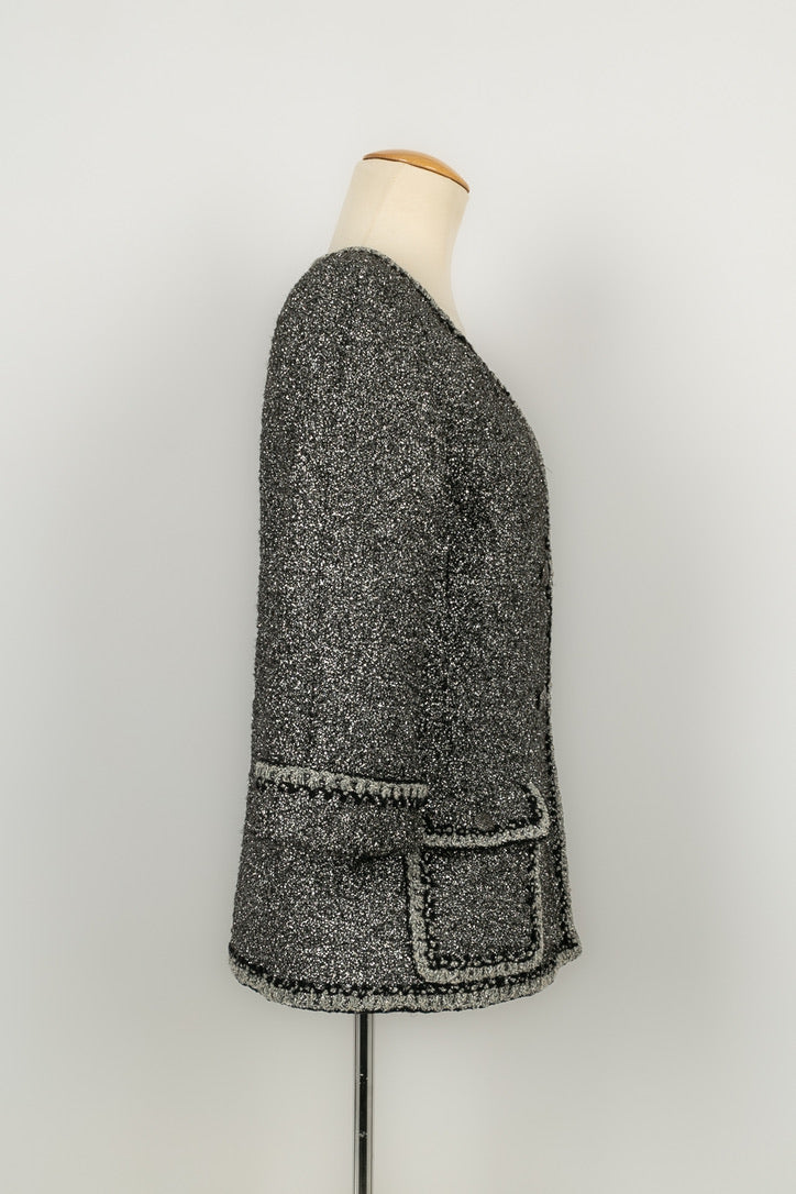 Veste argentÃ©e Chanel