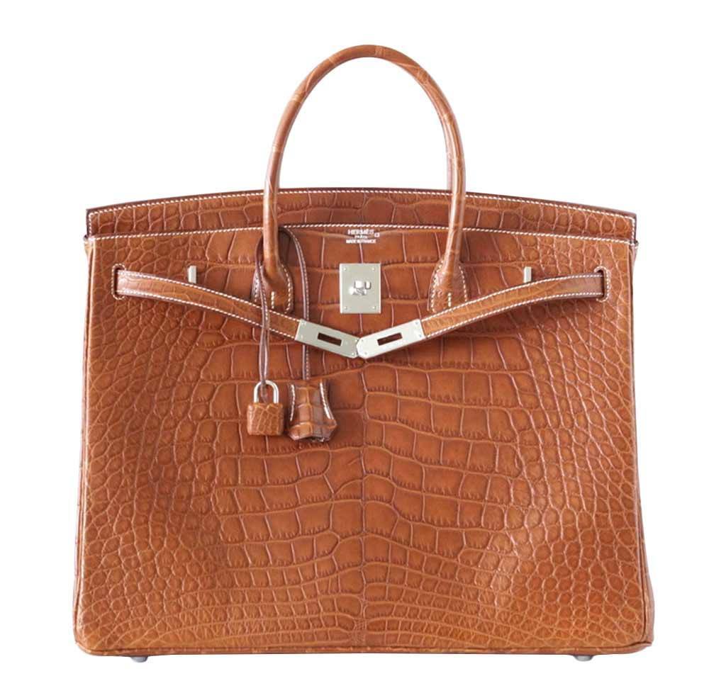 HermÃƒÆ’Ã‚Â¨s Birkin 40 Fauve Matte Alligator Bag