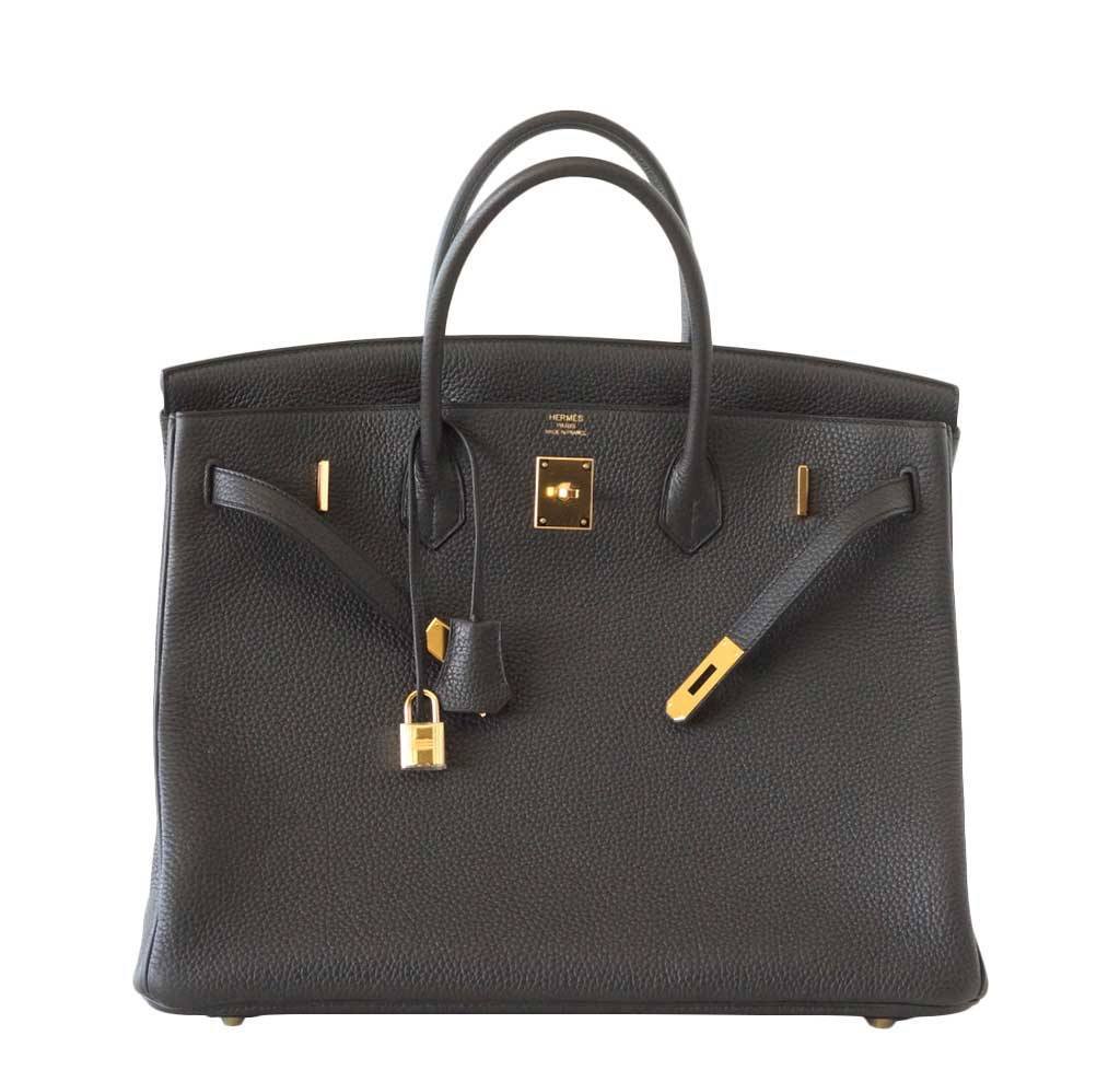 HermÃƒÆ’Ã‚Â¨s Birkin 40 Plomb Togo Bag