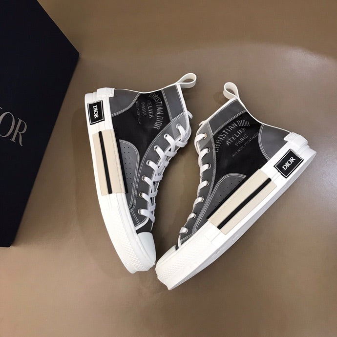 GLM - DIR B23 Black and White HIGH-TOP SNEAKER