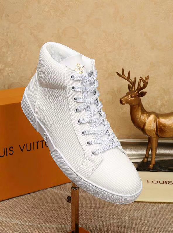 GLM - LUV HIgh Top LaGLM Up White Sneaker