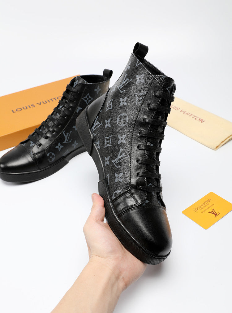 GLM - LUV High GLMnogram Black Boot Sneaker