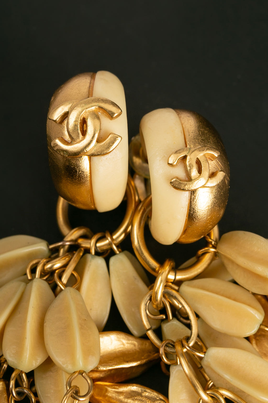 Boucles d'oreilles dorÃƒÆ’Ã‚Â©es Chanel