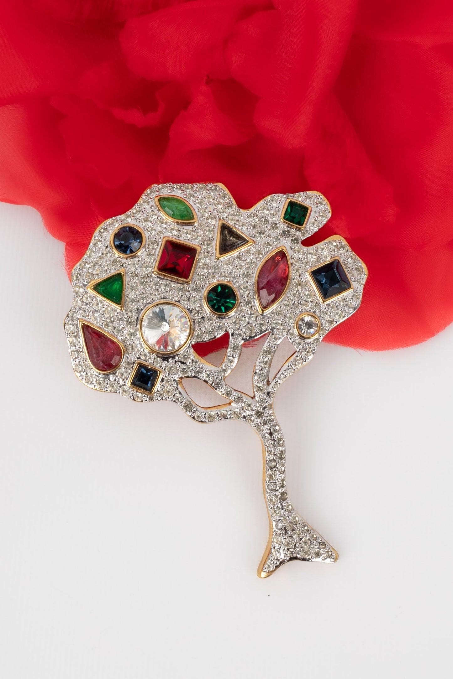 Broche "arbre" Valentino