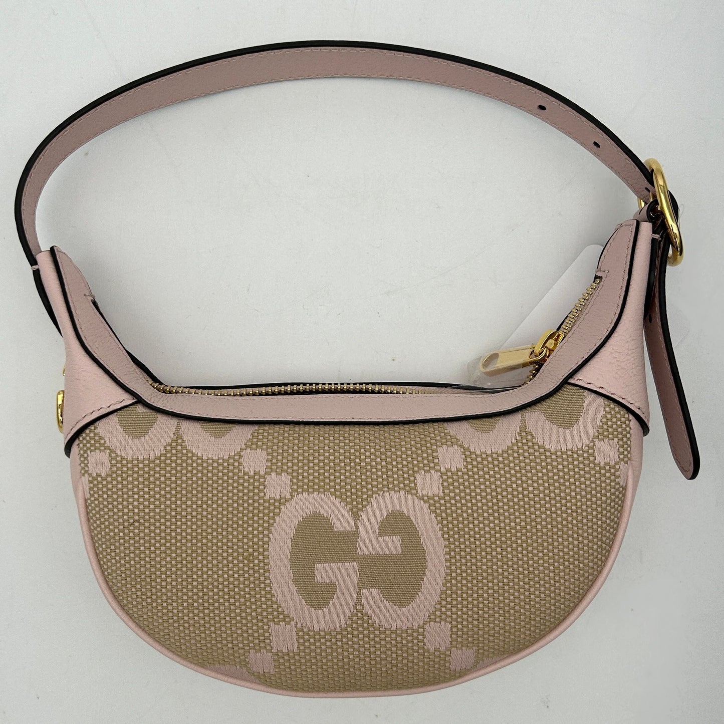 GUCCI Ophidia GG Canvas Leather Pink Mini Bag gu9990bd