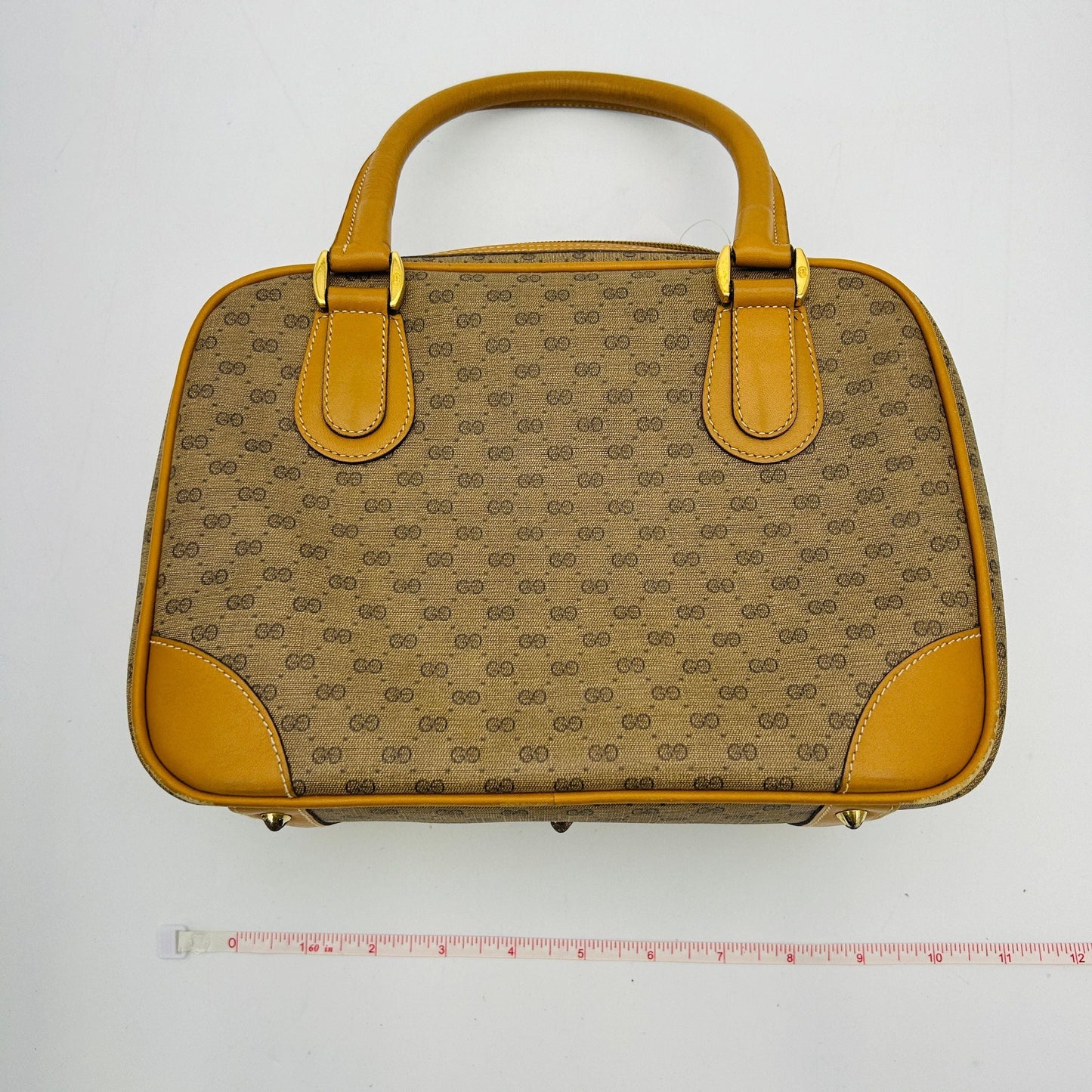 Leather tote Gucci Brown in Leather B1221B84WW